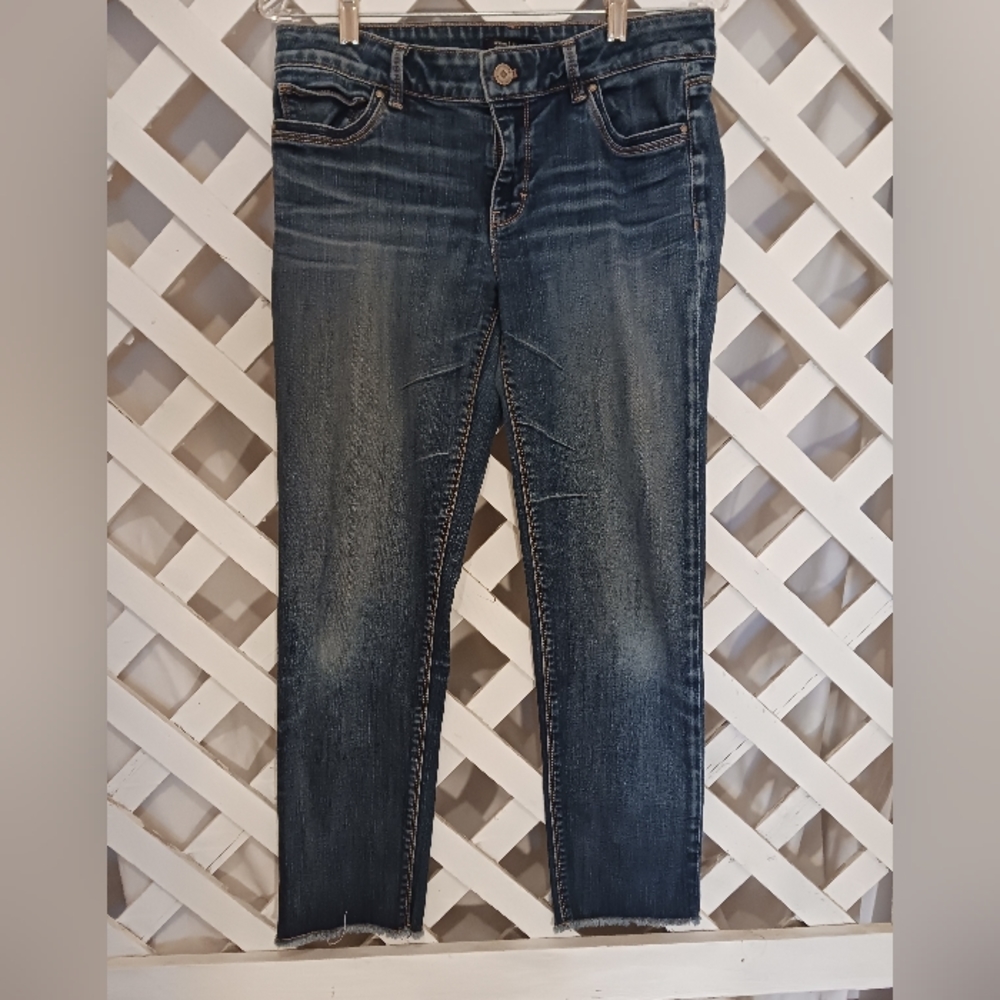 White House Black Market women's jeans slim crop sz 6.